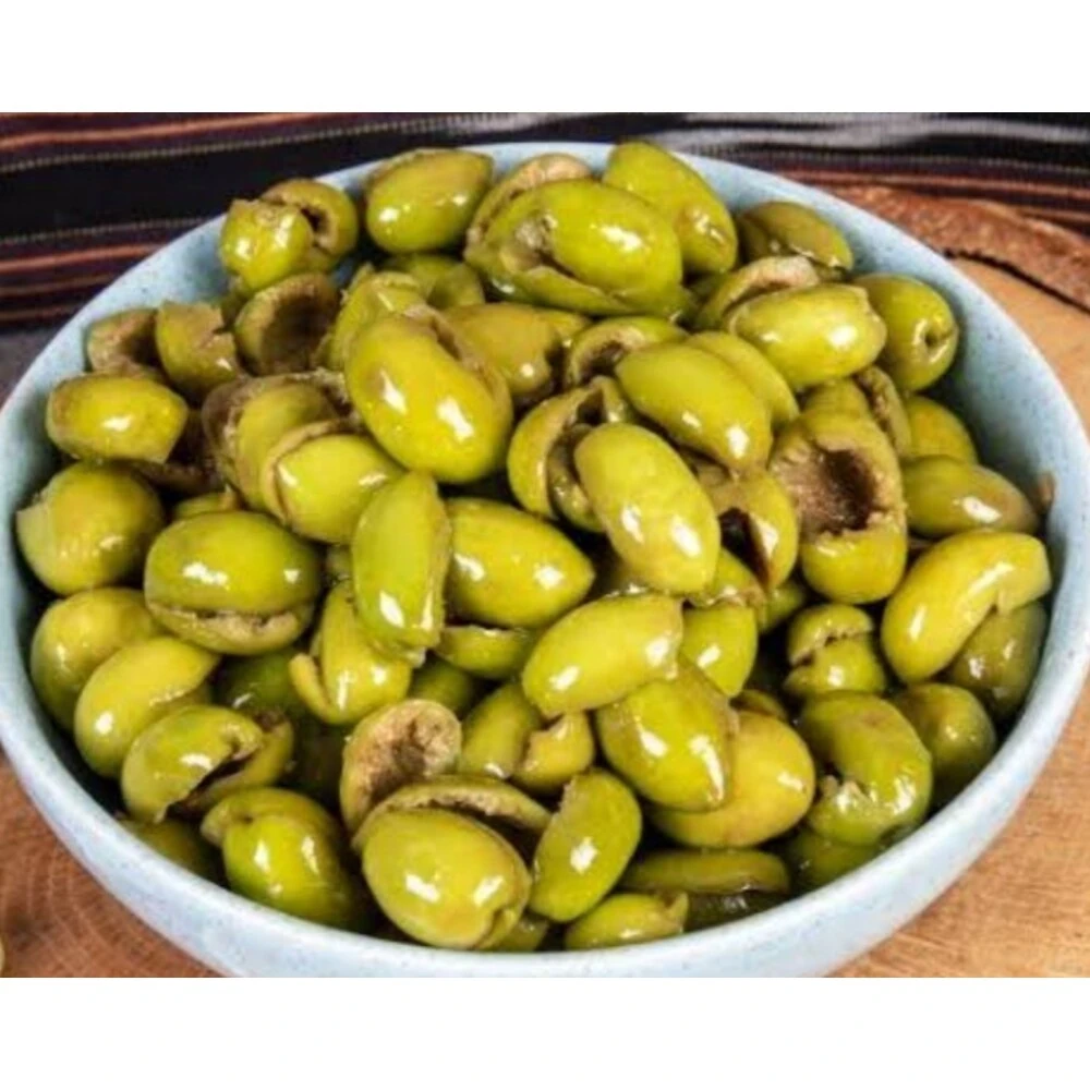 Çekirdeksiz Taş Kırması Yeşil Zeytin Net 1 Kg
