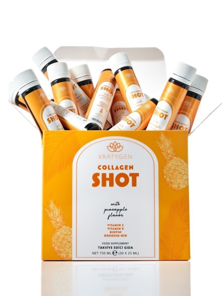 Kratygen Ananas Aromalı Kolajen Shot