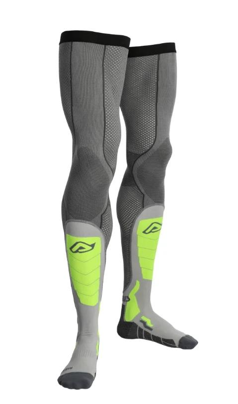 Acerbis X-Leg Vented Pro Çorap Gri Sarı