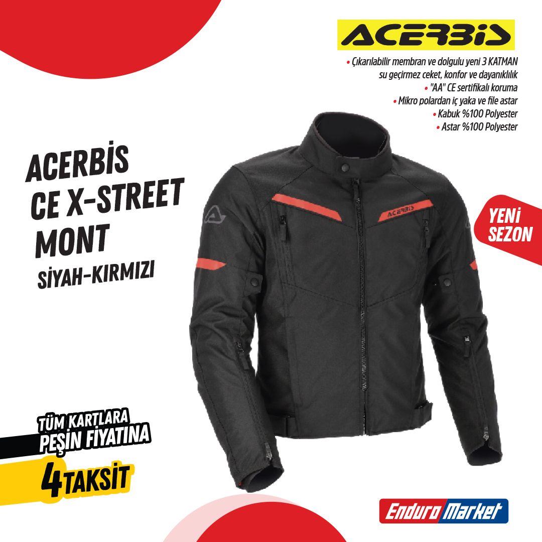 Acerbis Ce X-Street Mont Siyah Kırmızı