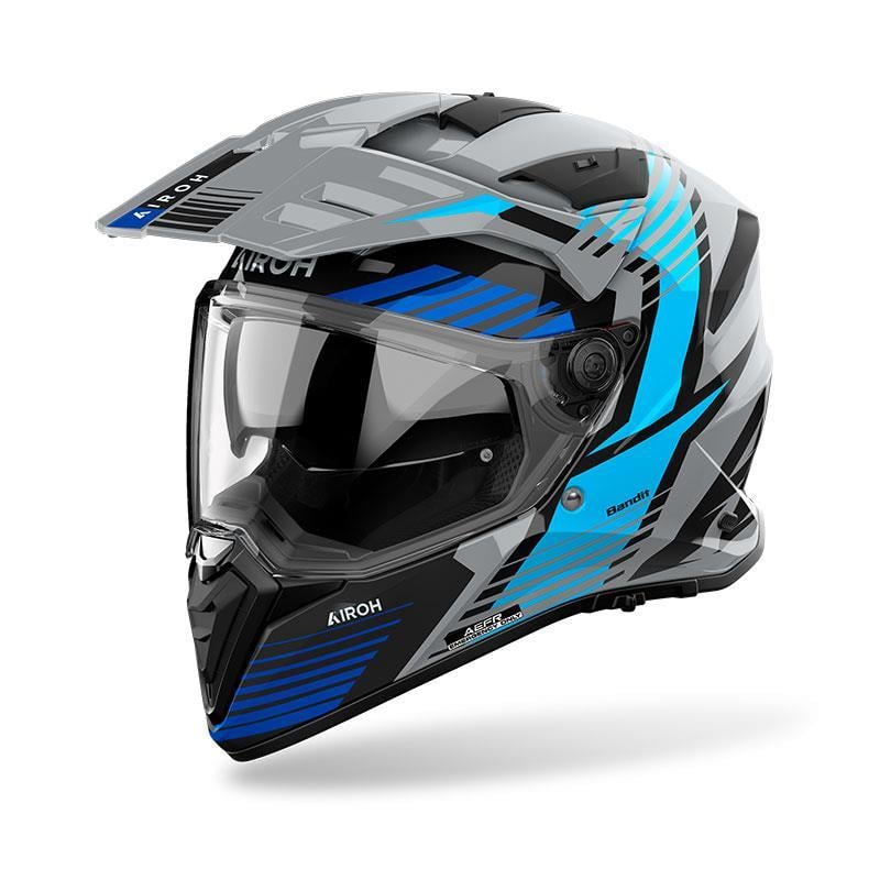 Aıroh Bandıt Spıcy Blue Gloss Kask