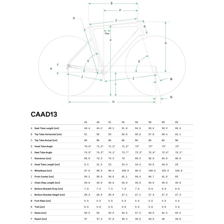 Cannondale CAAD13 Disc - Shimano 105 Roadbike - 2023