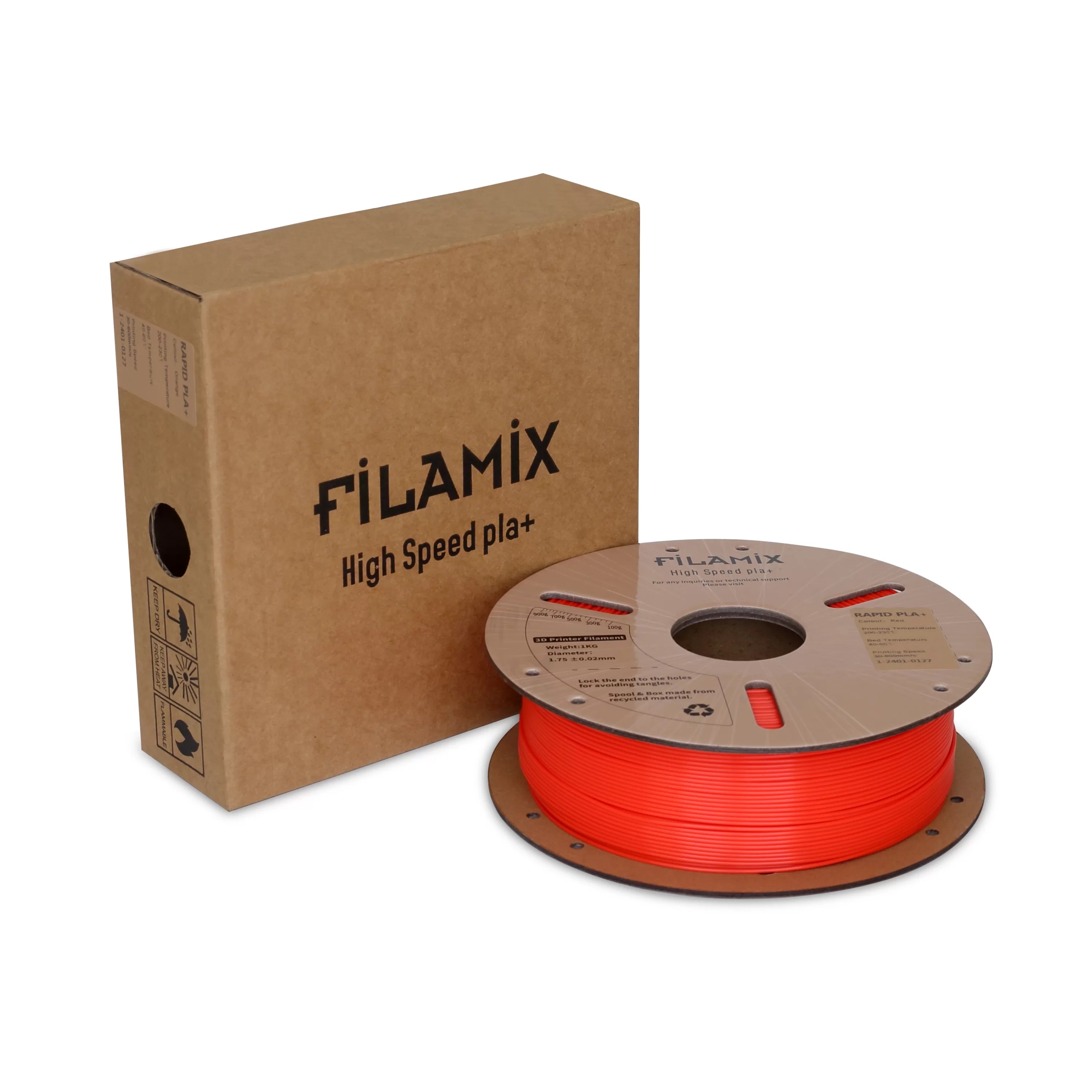 Filamix Hyper Speed PLA+ 1,75MM - Kırmızı