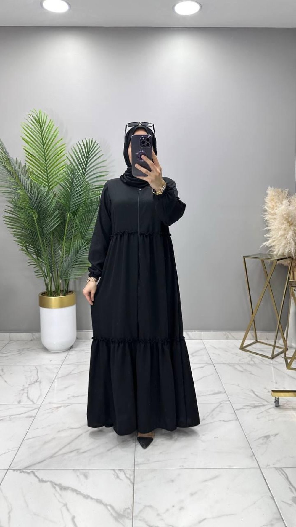 Azra Ferace Elbise Siyah