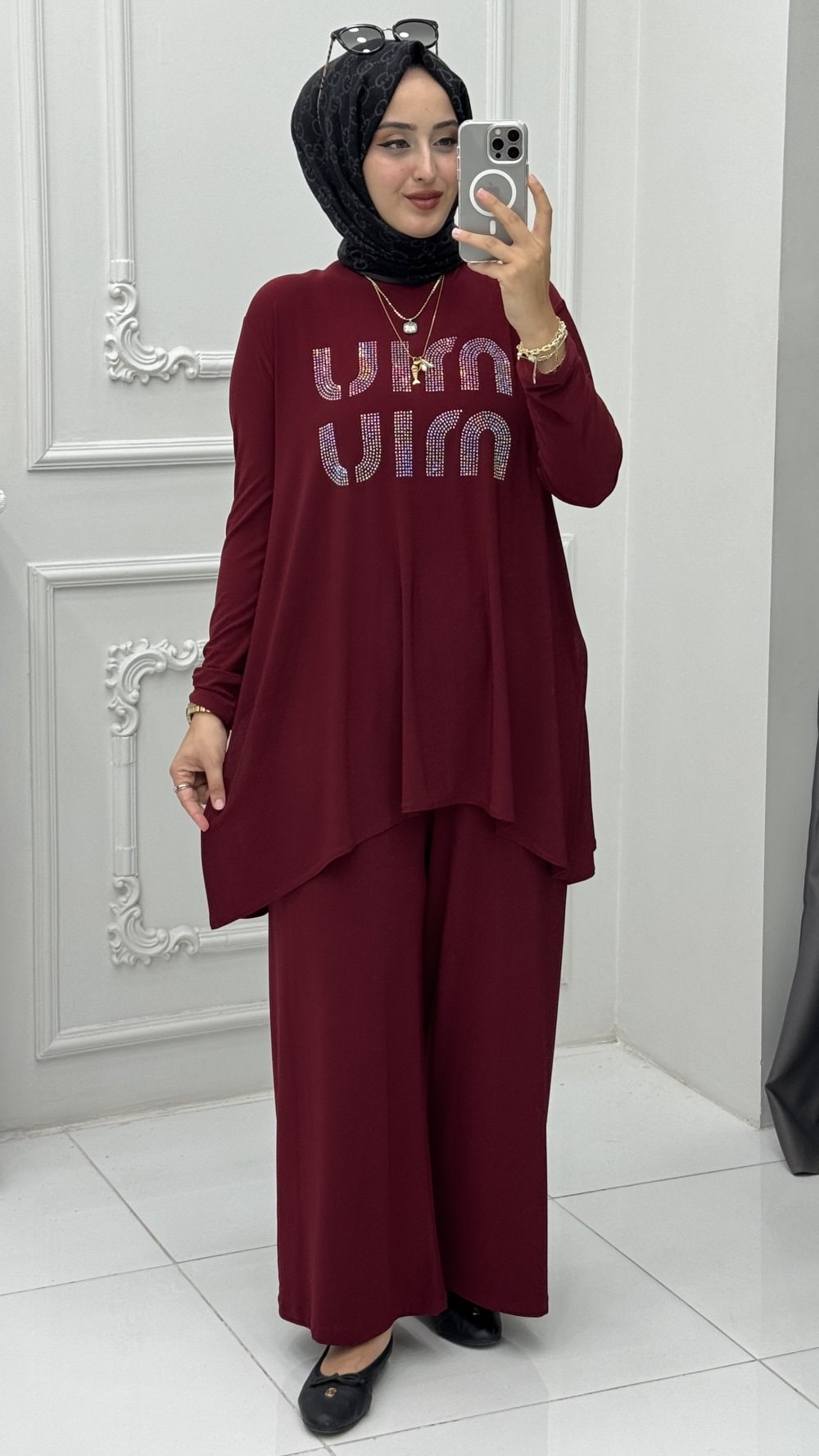 Miu Miu Takım Bordo