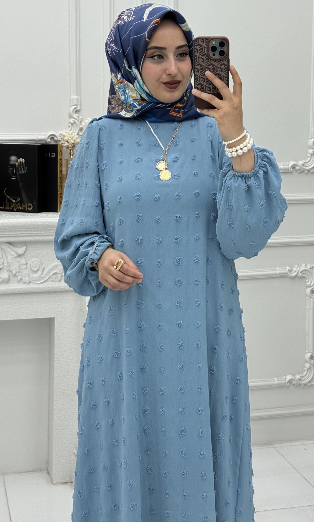 Kumsal Elbise Bebe Mavisi