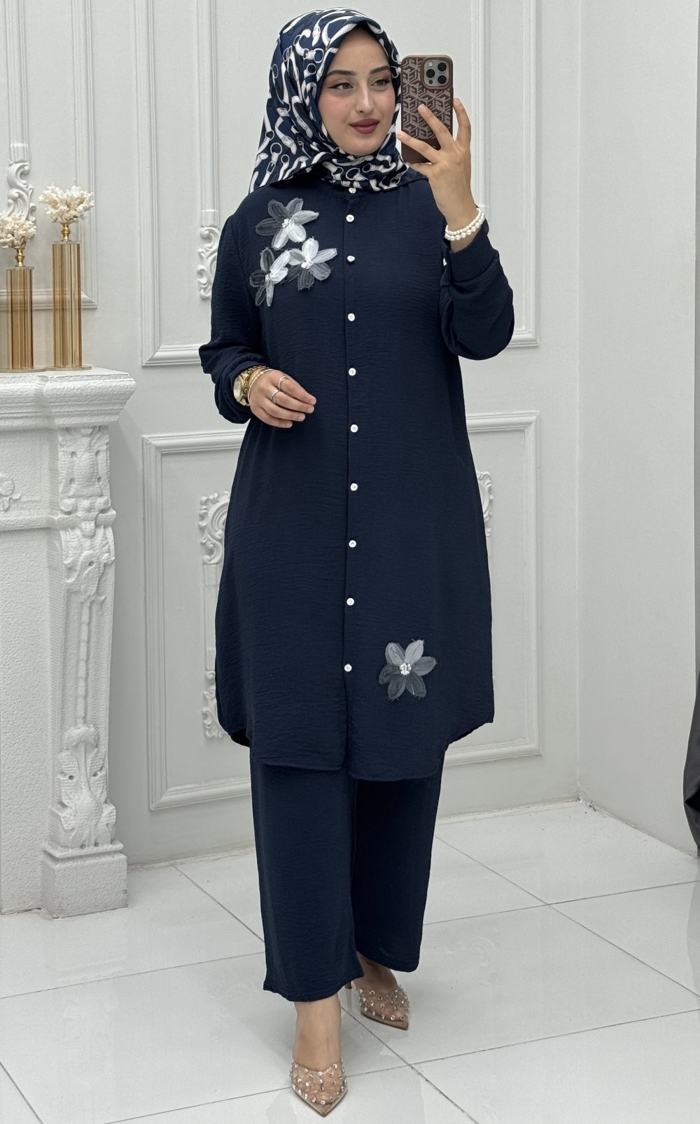 Açelya Takım Lacivert