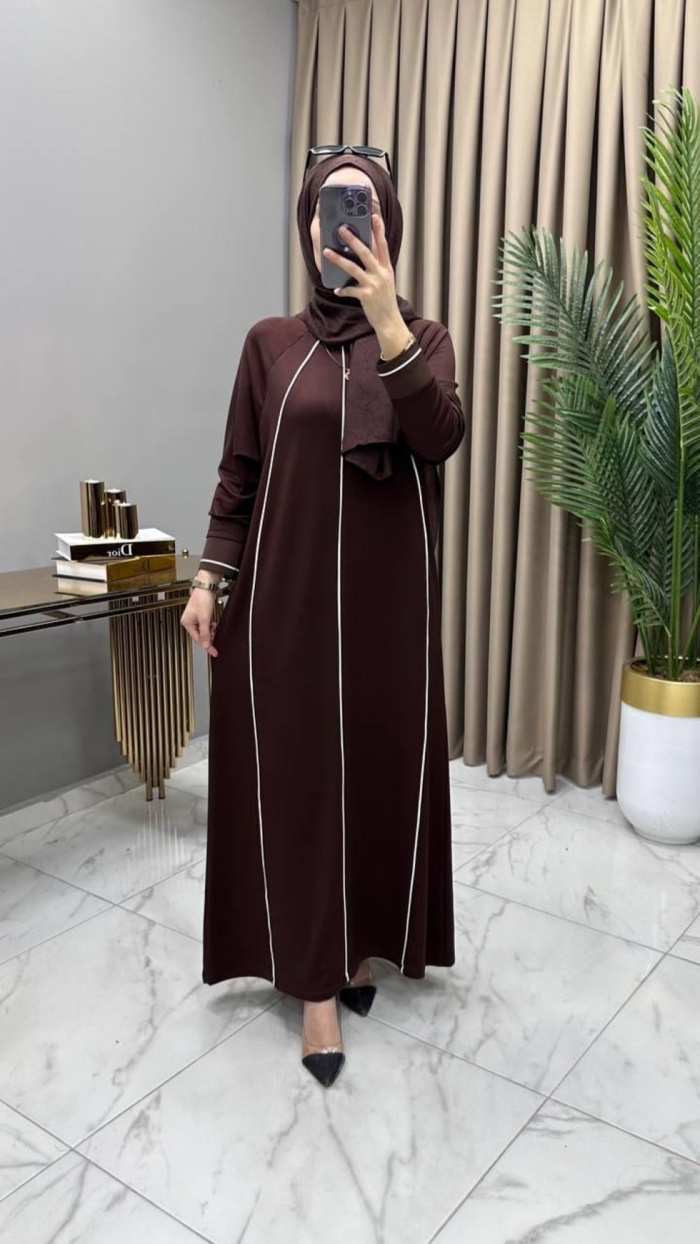 Şeyda Elbise Kahve