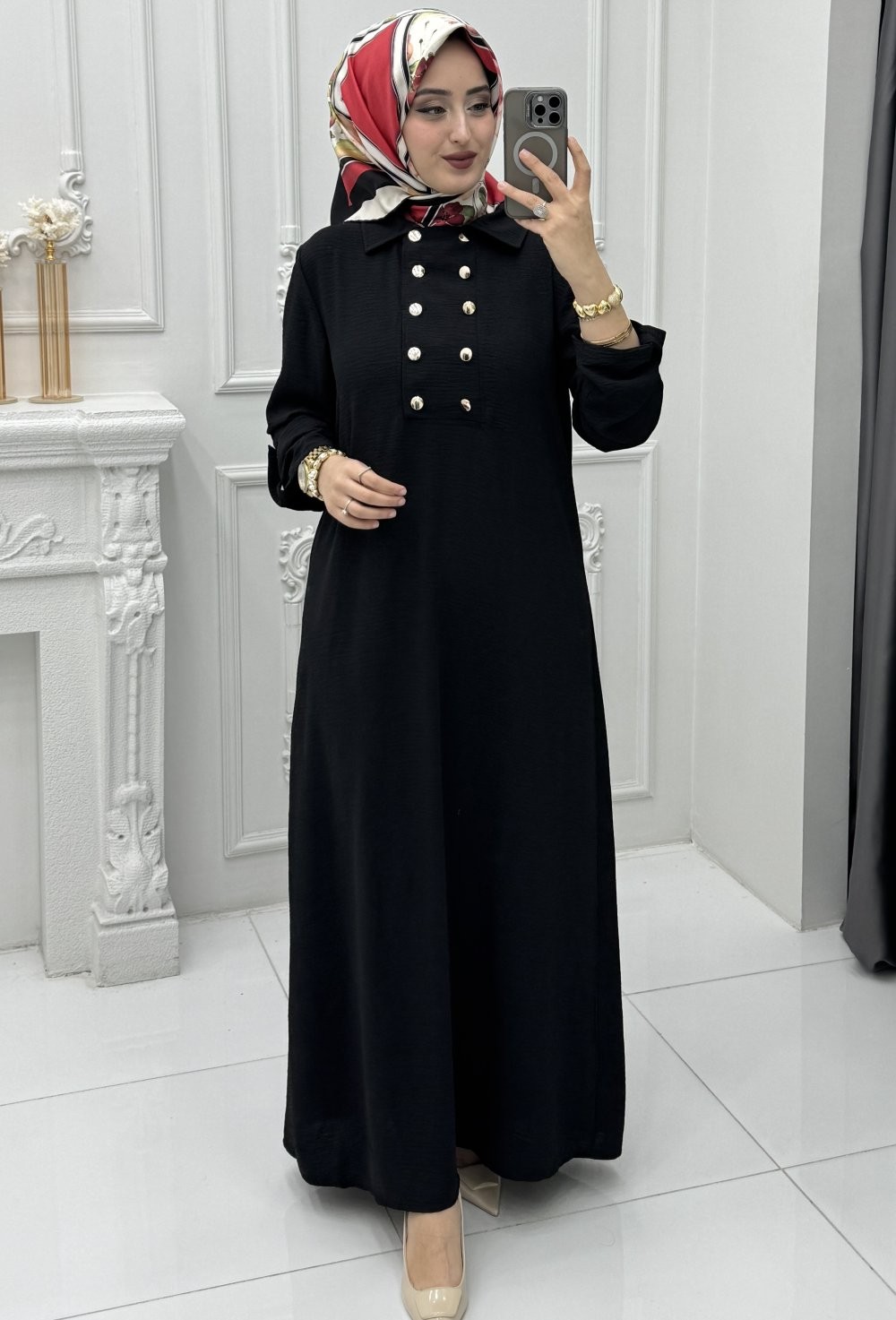 Modana Elbise Siyah
