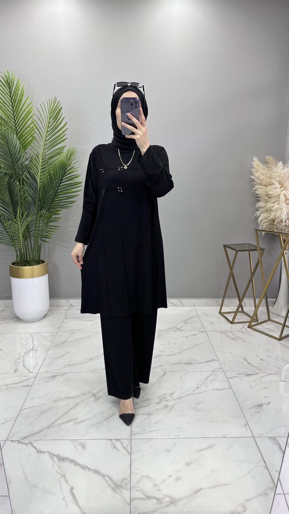 Selen Takım Siyah 