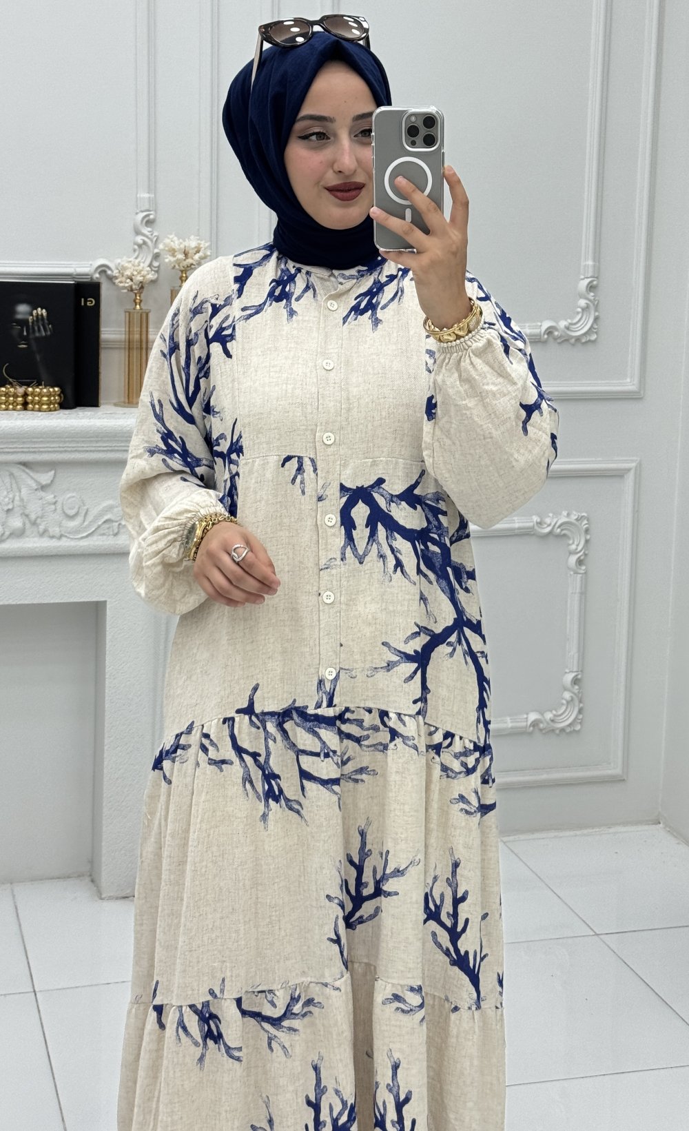 Işıl Elbise Lacivert