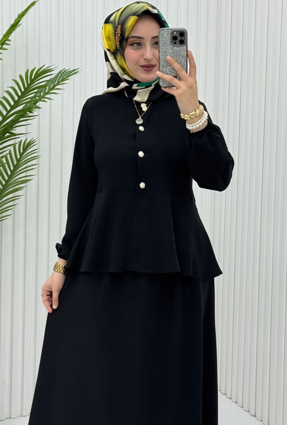 Naz Etek Takım Siyah
