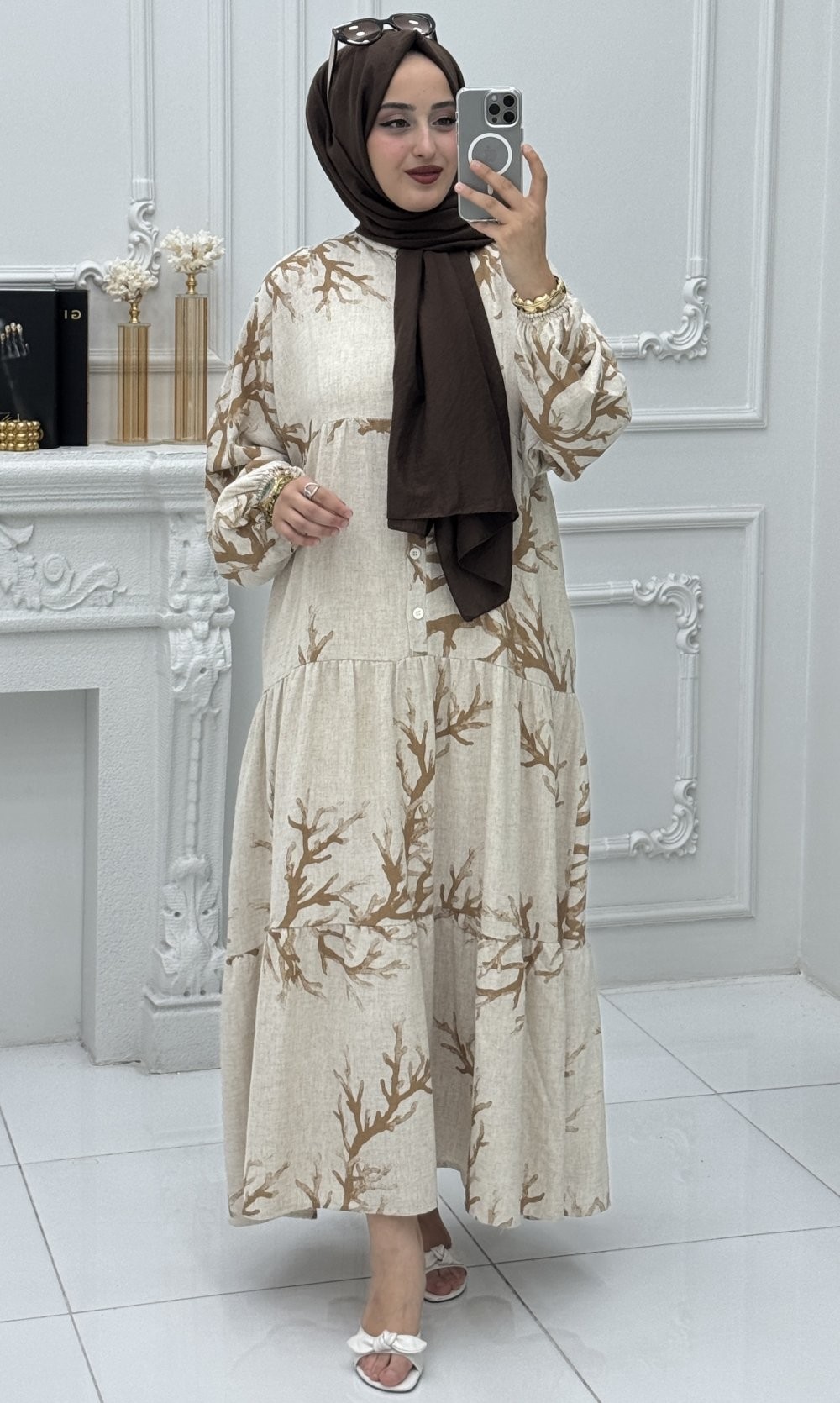 Işıl Elbise Karamel