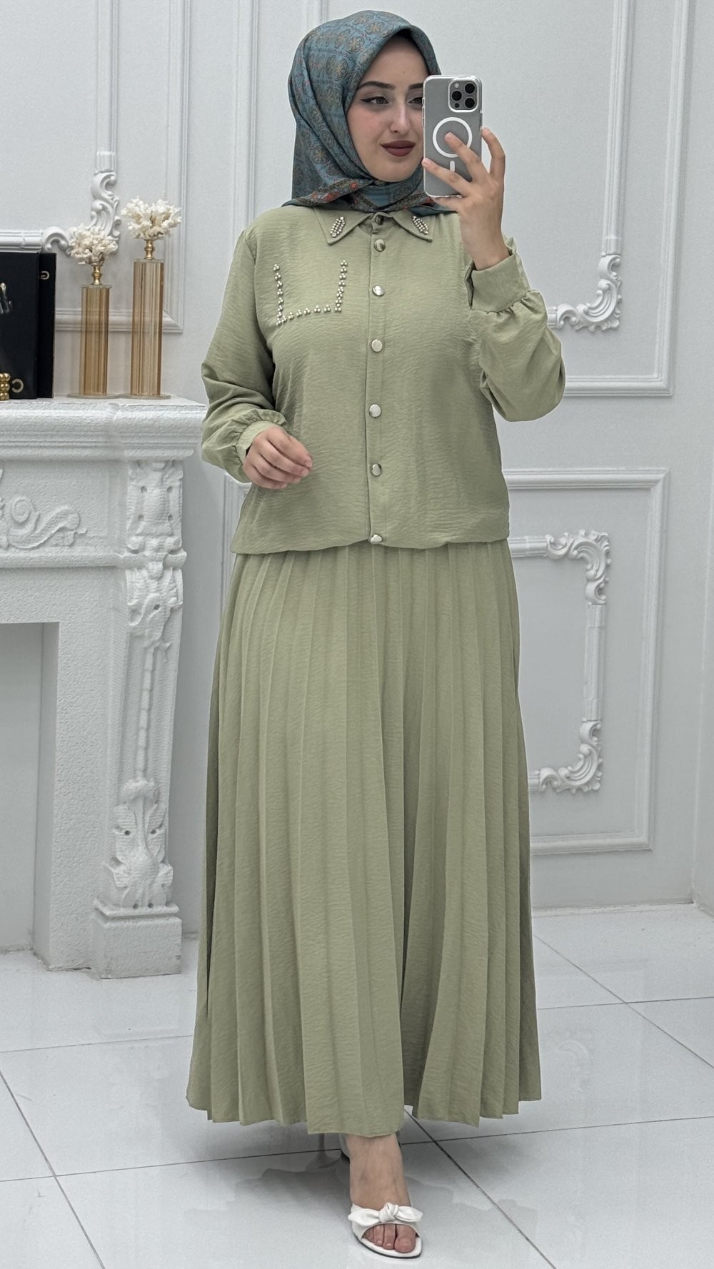 Hazal Etek Takım Haki