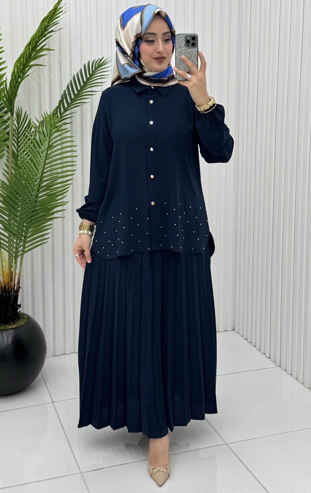 Hesna Takım Lacivert