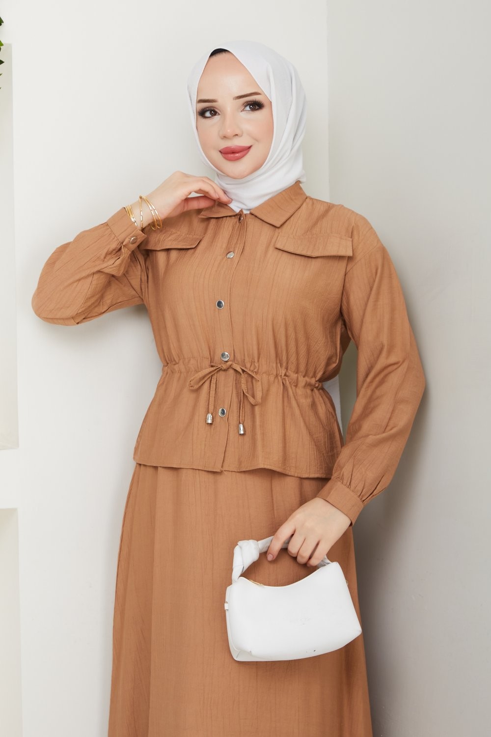 Vizon Moda Etek Takım Tesettür Giyim