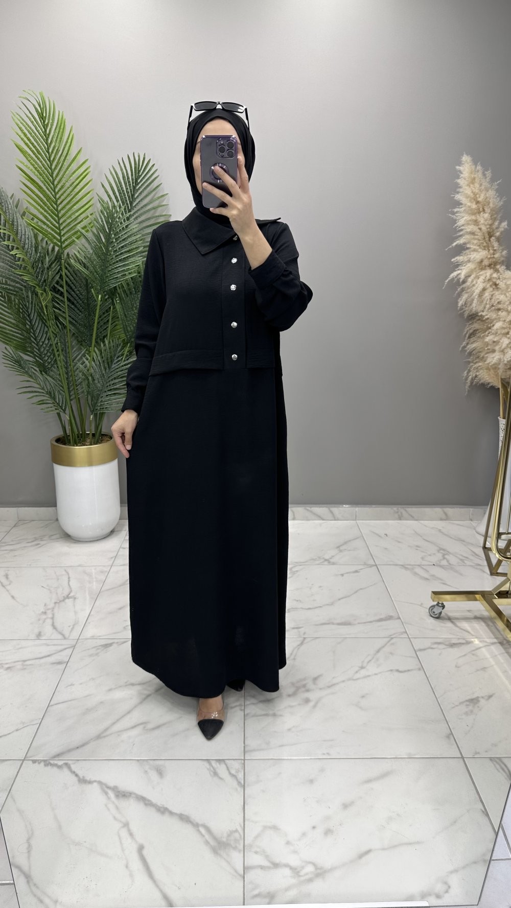 Arya Elbise Siyah 