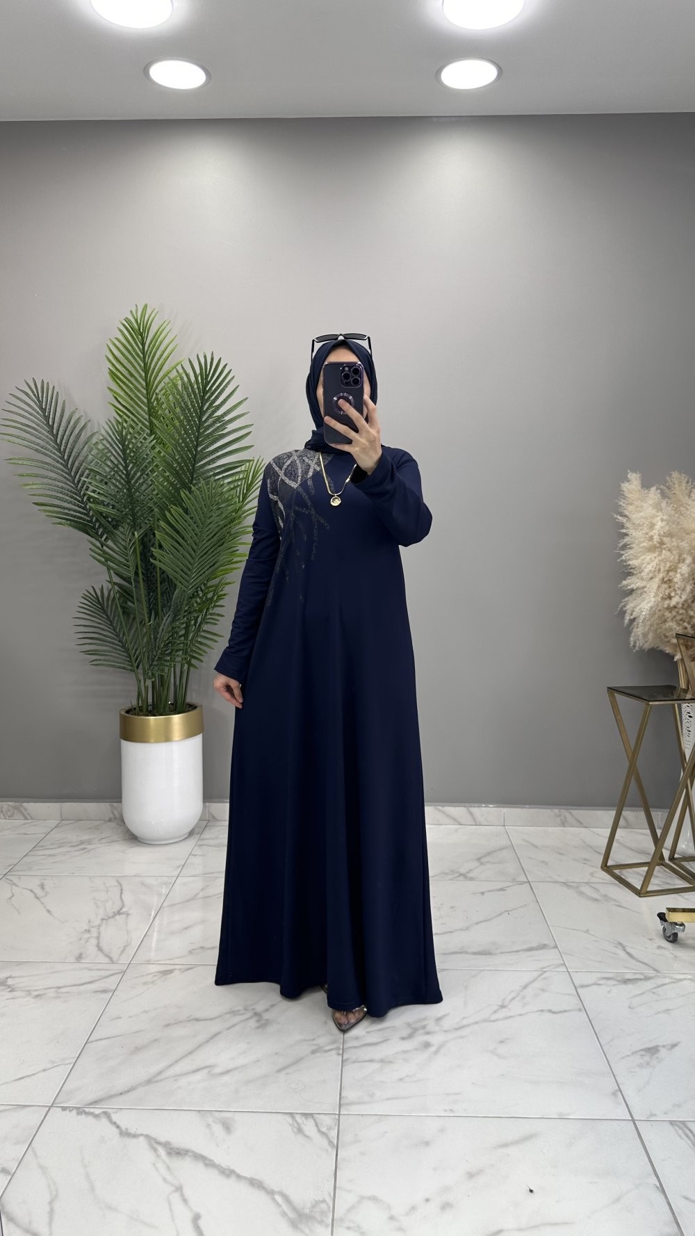 Habibe Elbise Lacivert 