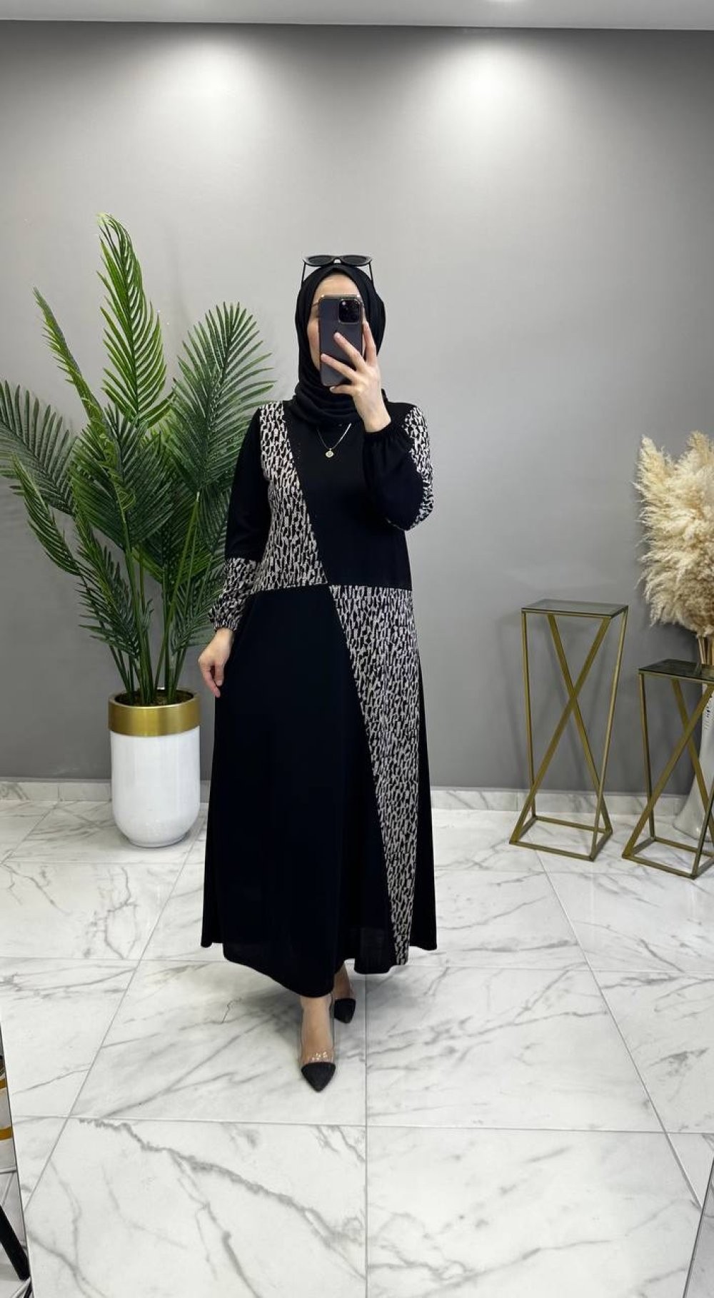 Duygu Elbise Leopar 
