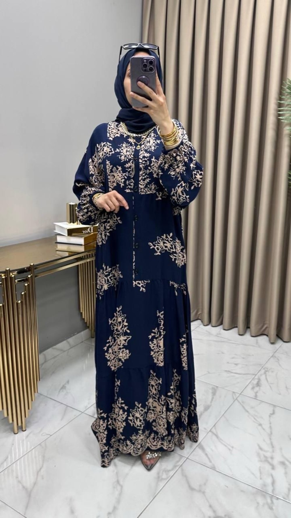 Hürrem Elbise Lacivert 