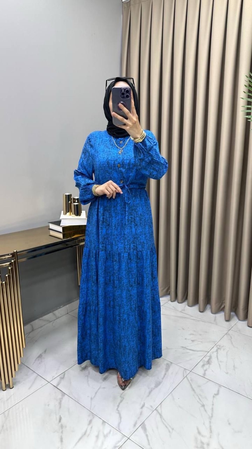 Ayça Elbise İndigo