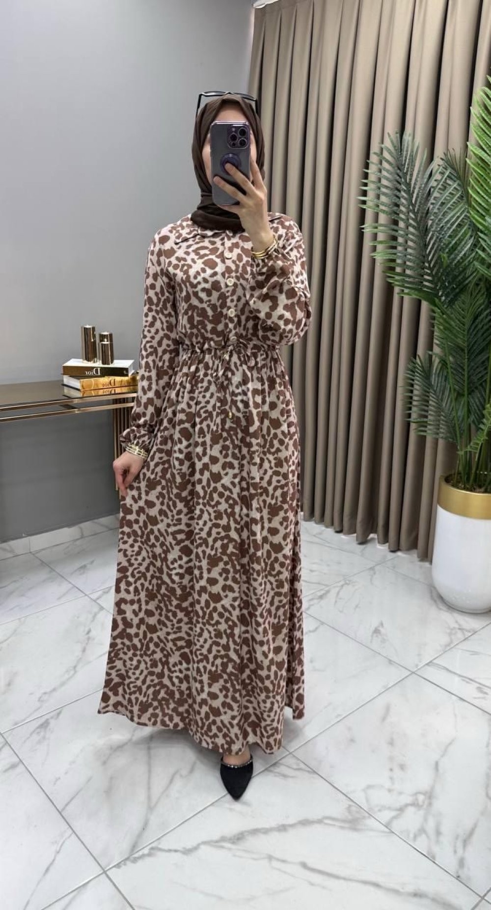 Zeliha Elbise Kahve