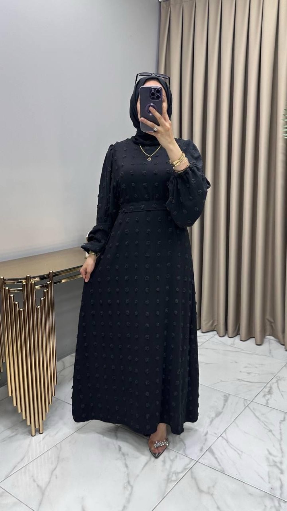 Gülru Elbise Siyah