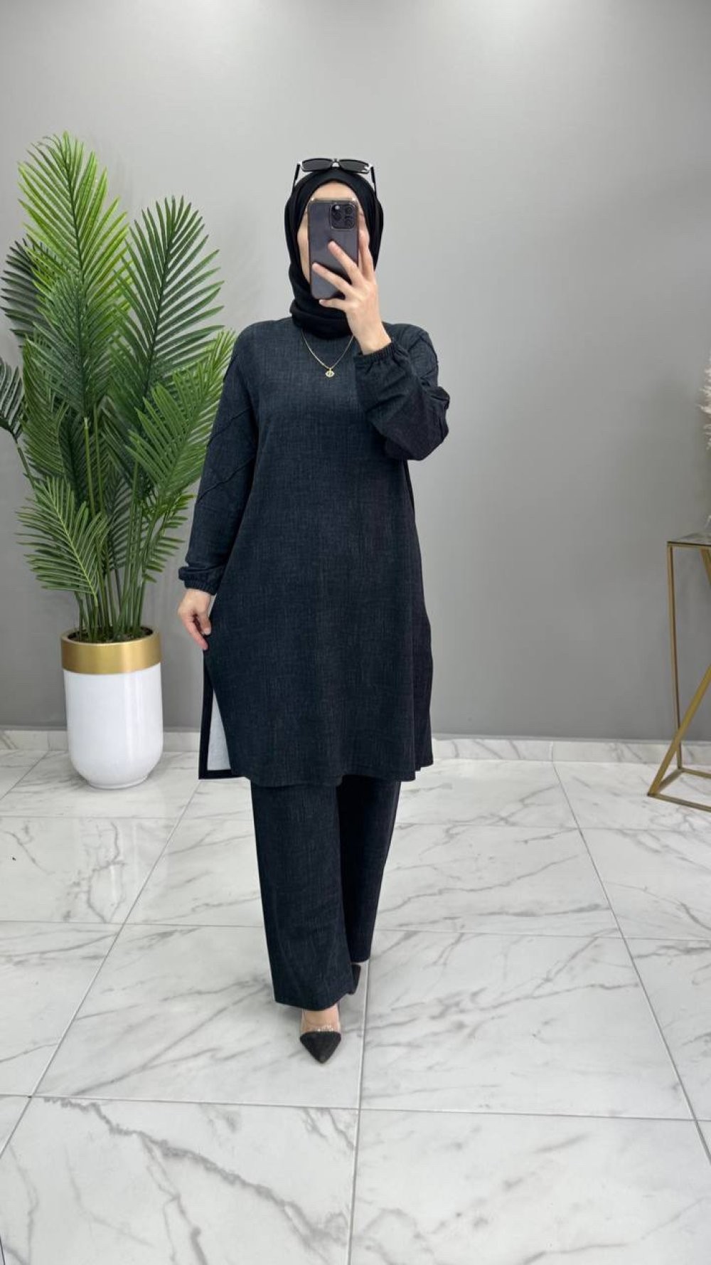 Tülin Takım Siyah 