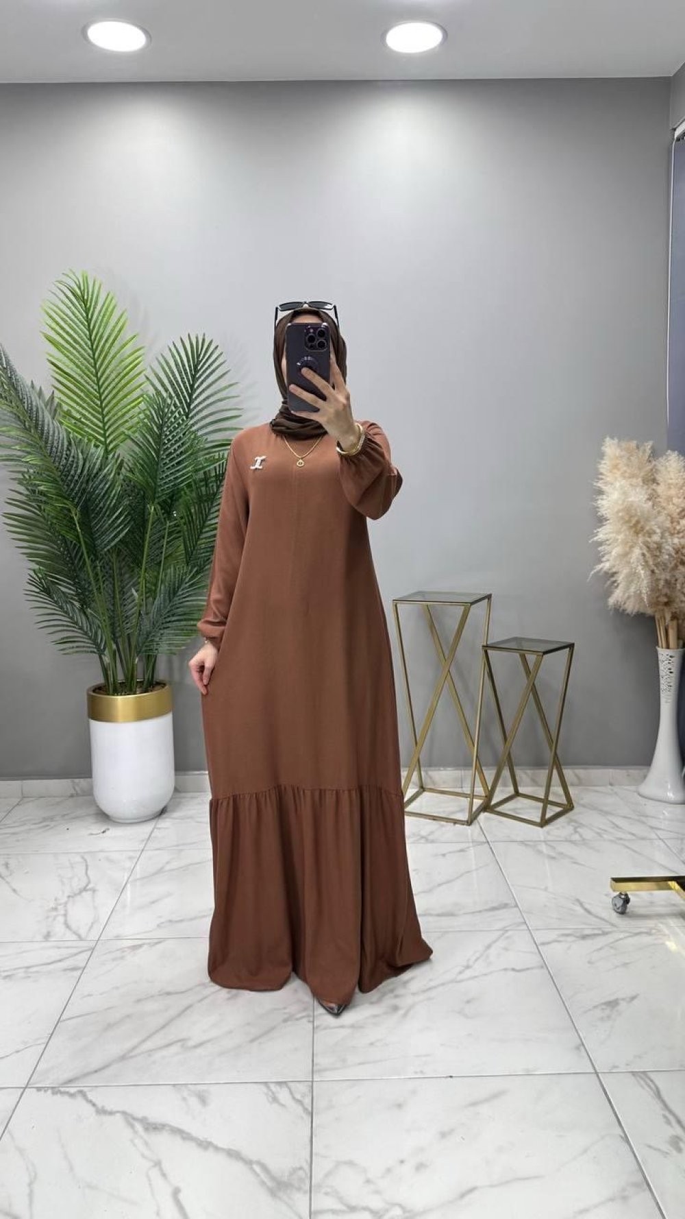 Nurgül Elbise Kahve