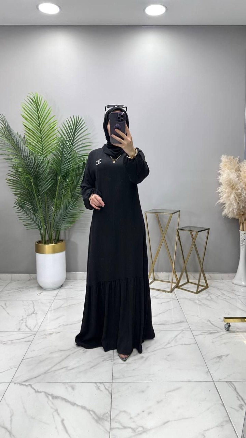 Nurgül Elbise Siyah