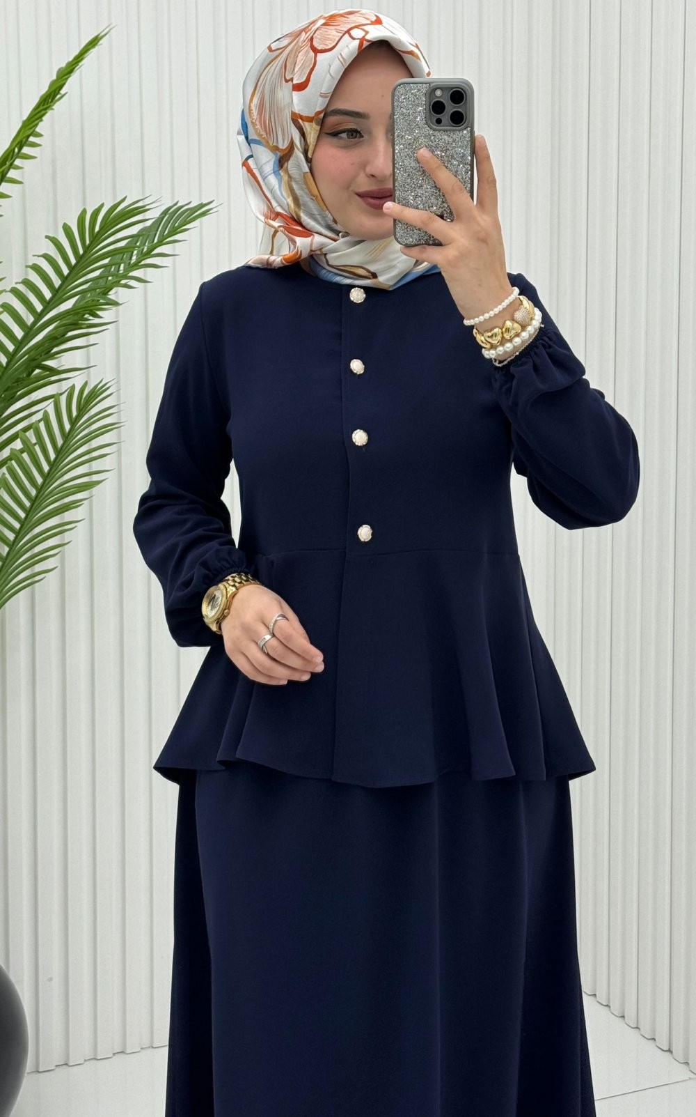 Naz Etek Takım Lacivert