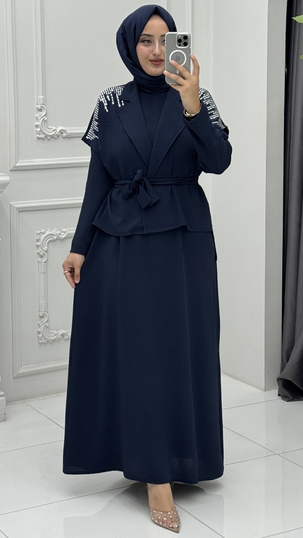 Alara Elbise Lacivert