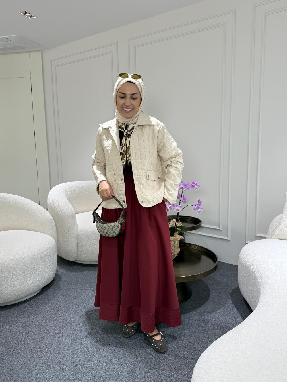 Kısa Kapitone Ceket
