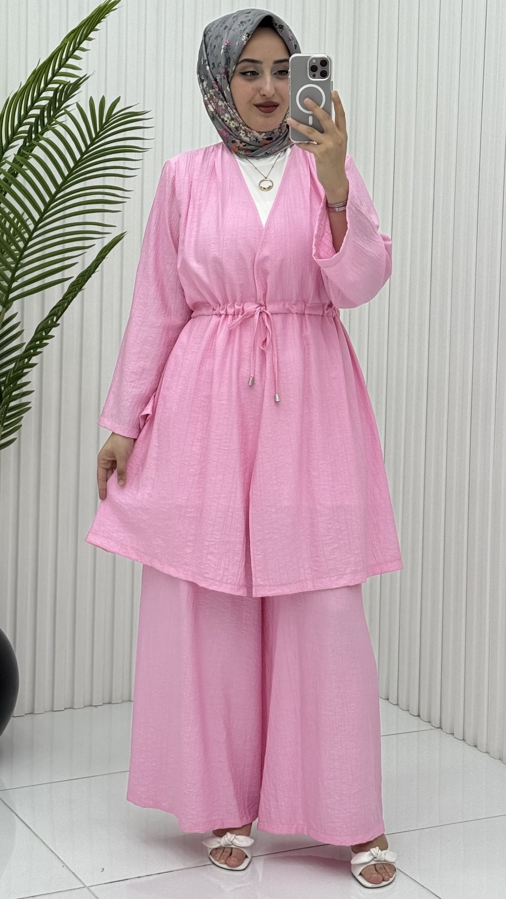Esen 3 lü Takım Pembe