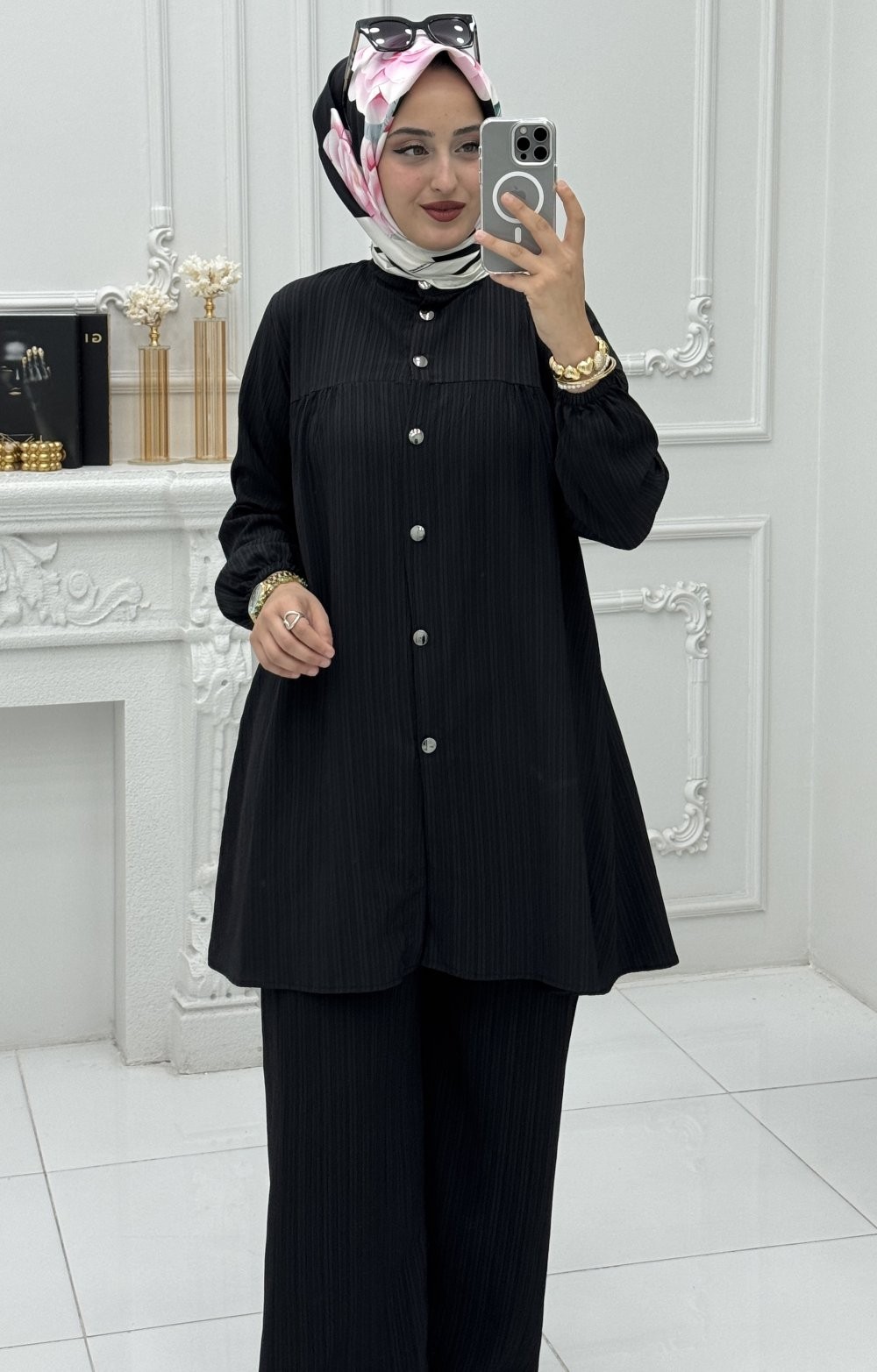 Feyza Takım Siyah