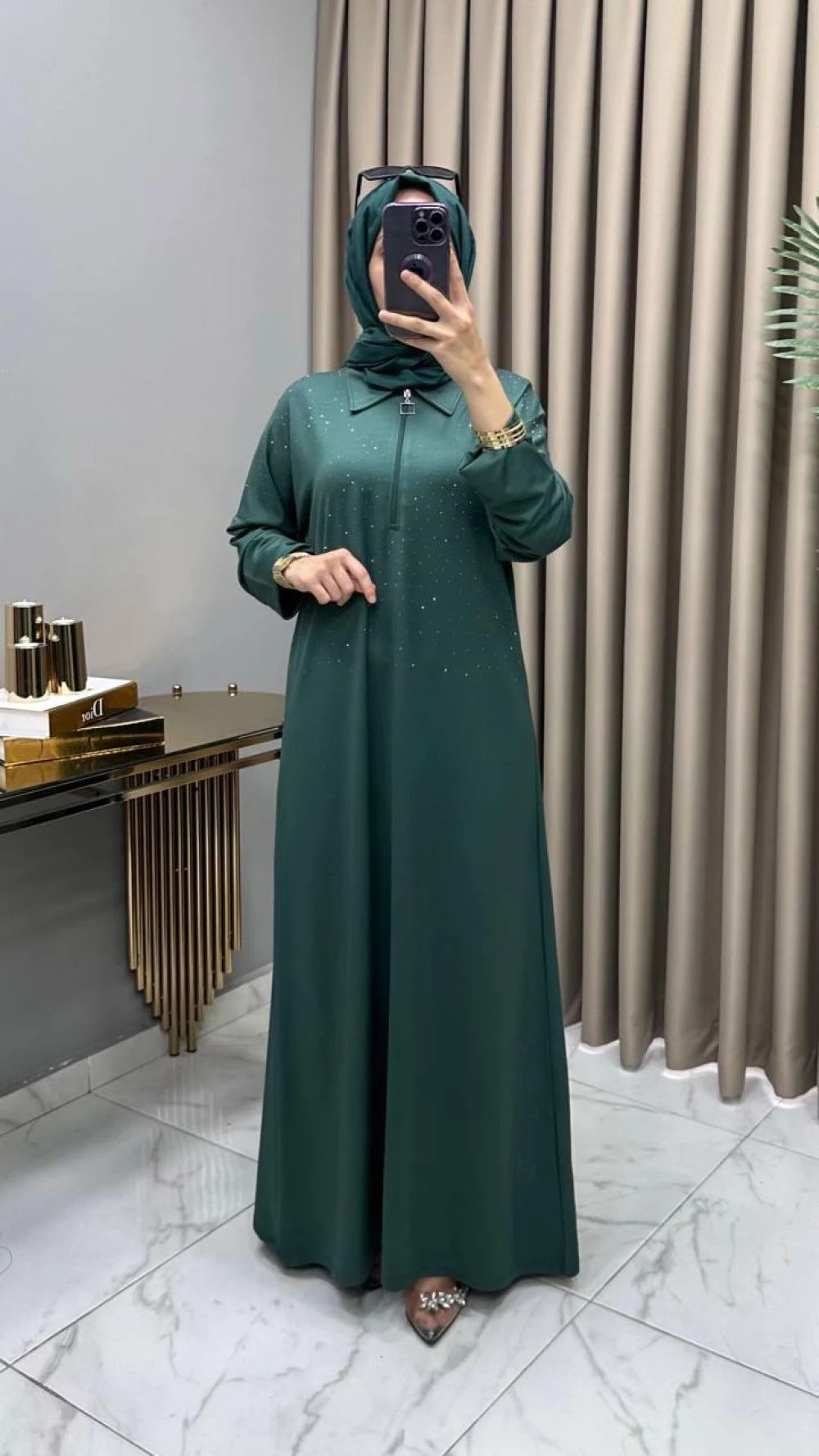 Lale Abiye Elbise Zümrüt 