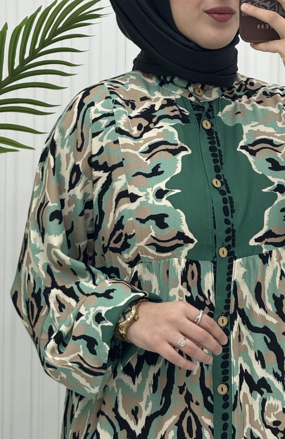 Verda Elbise Mint Yeşili