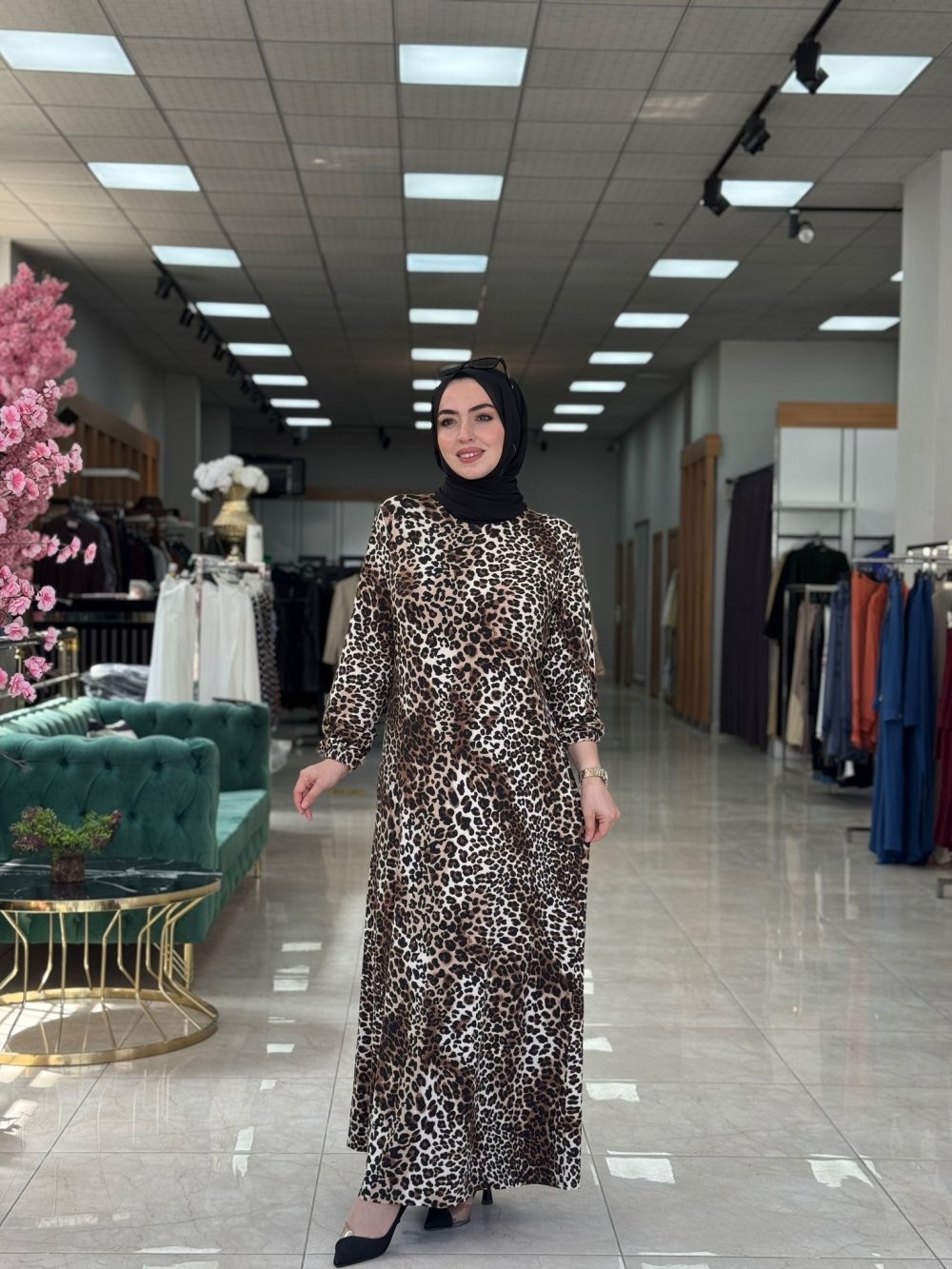 Sunay Elbise-Leopar