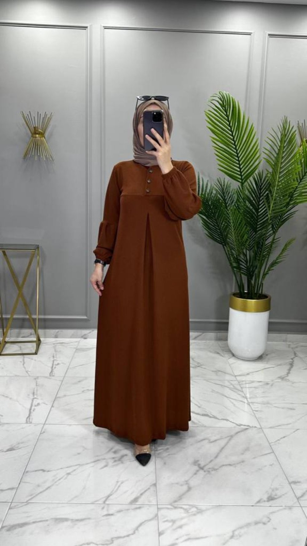 Aybüke Elbise Kiremit 