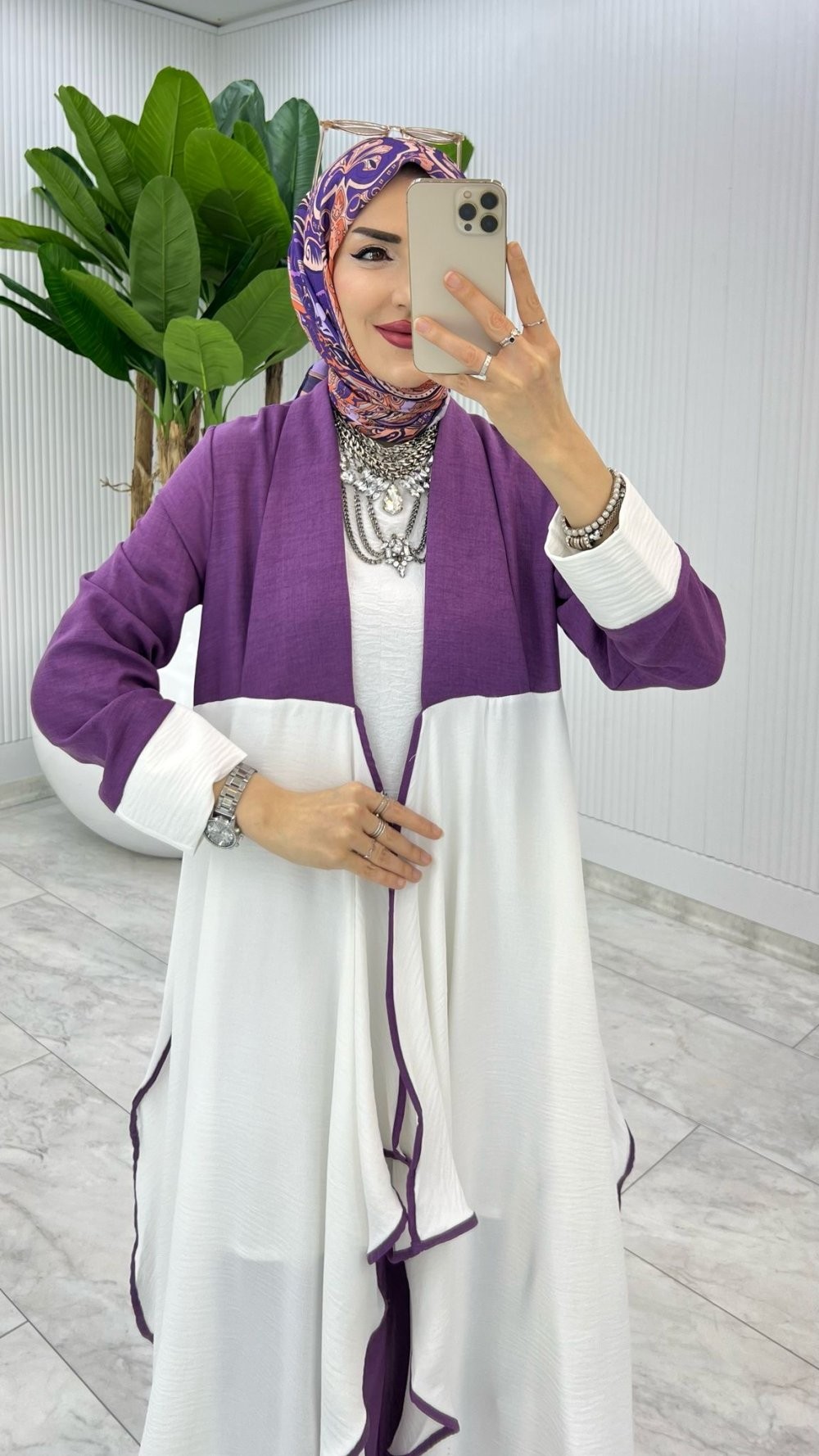 Mürdüm Premium Angel Takım Tesettür Giyim
