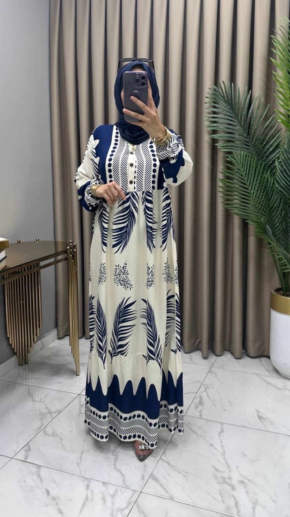 Melek Elbise Lacivert 