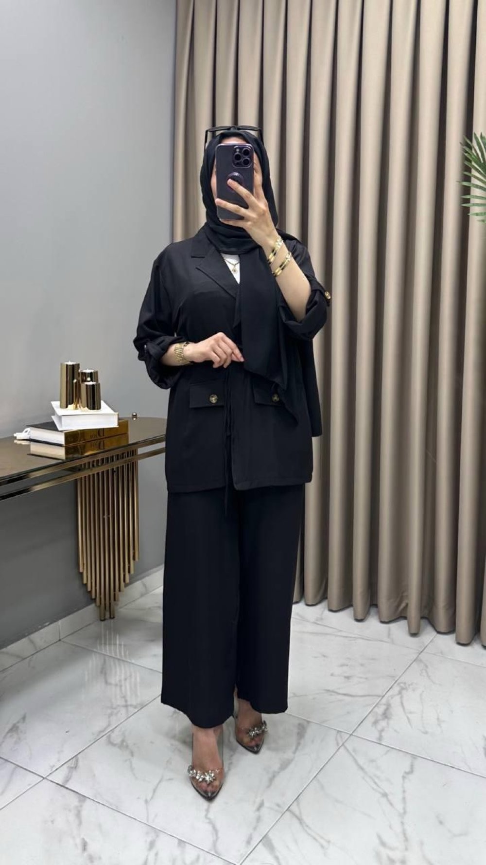 Sibel Takım Siyah