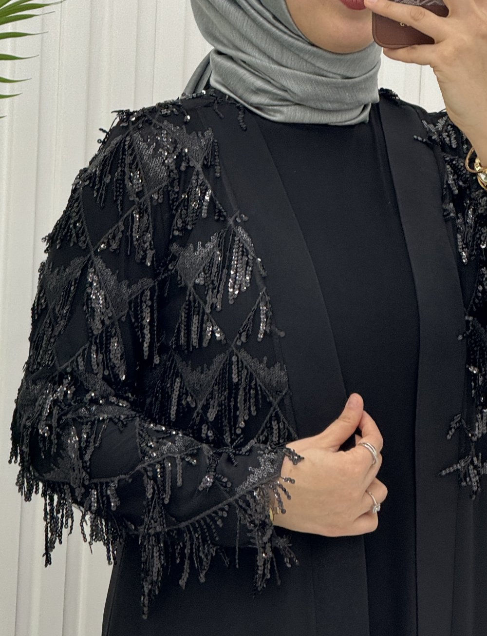 Elmas İkili Abiye Takım Siyah