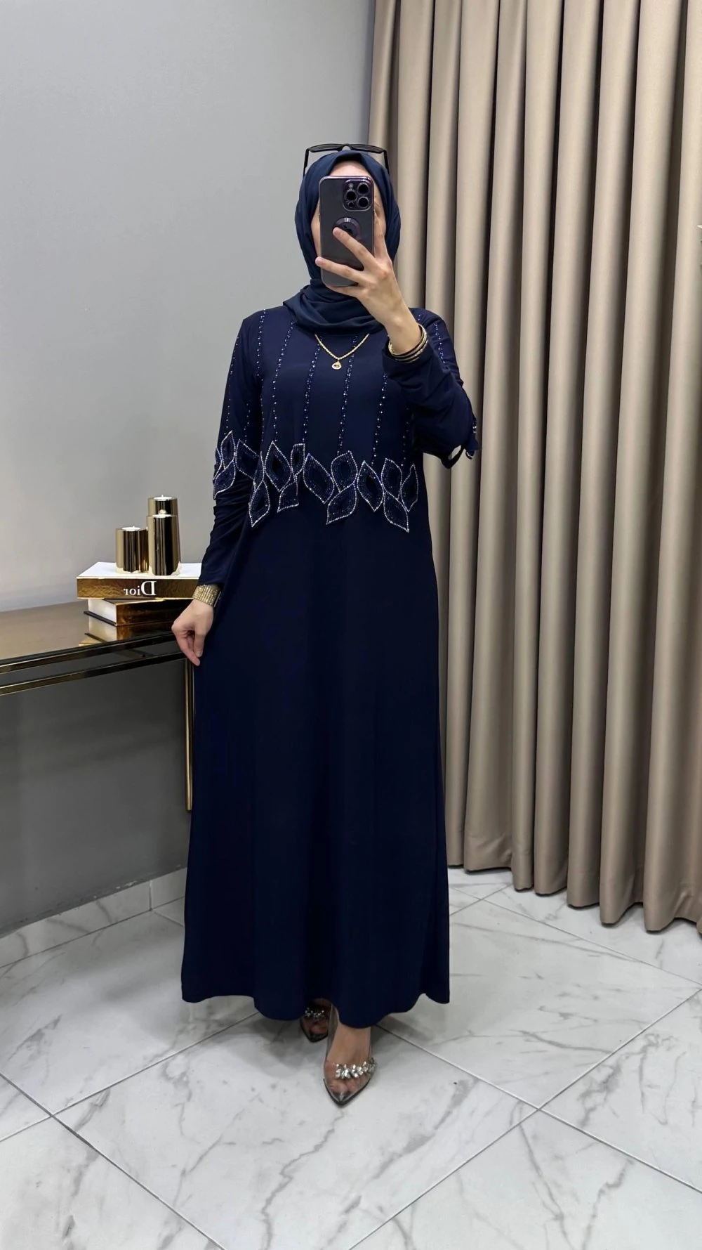 Karsu Elbise Lacivert