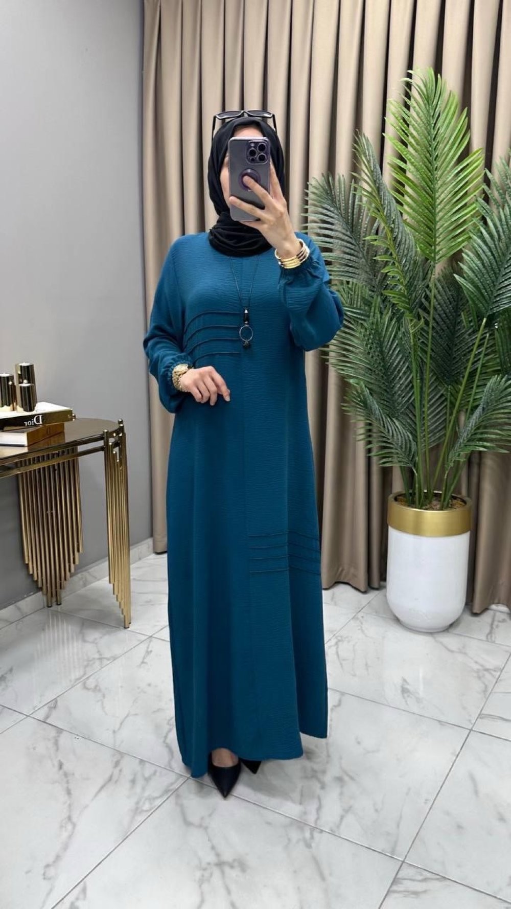 Eylem Elbise Petrol