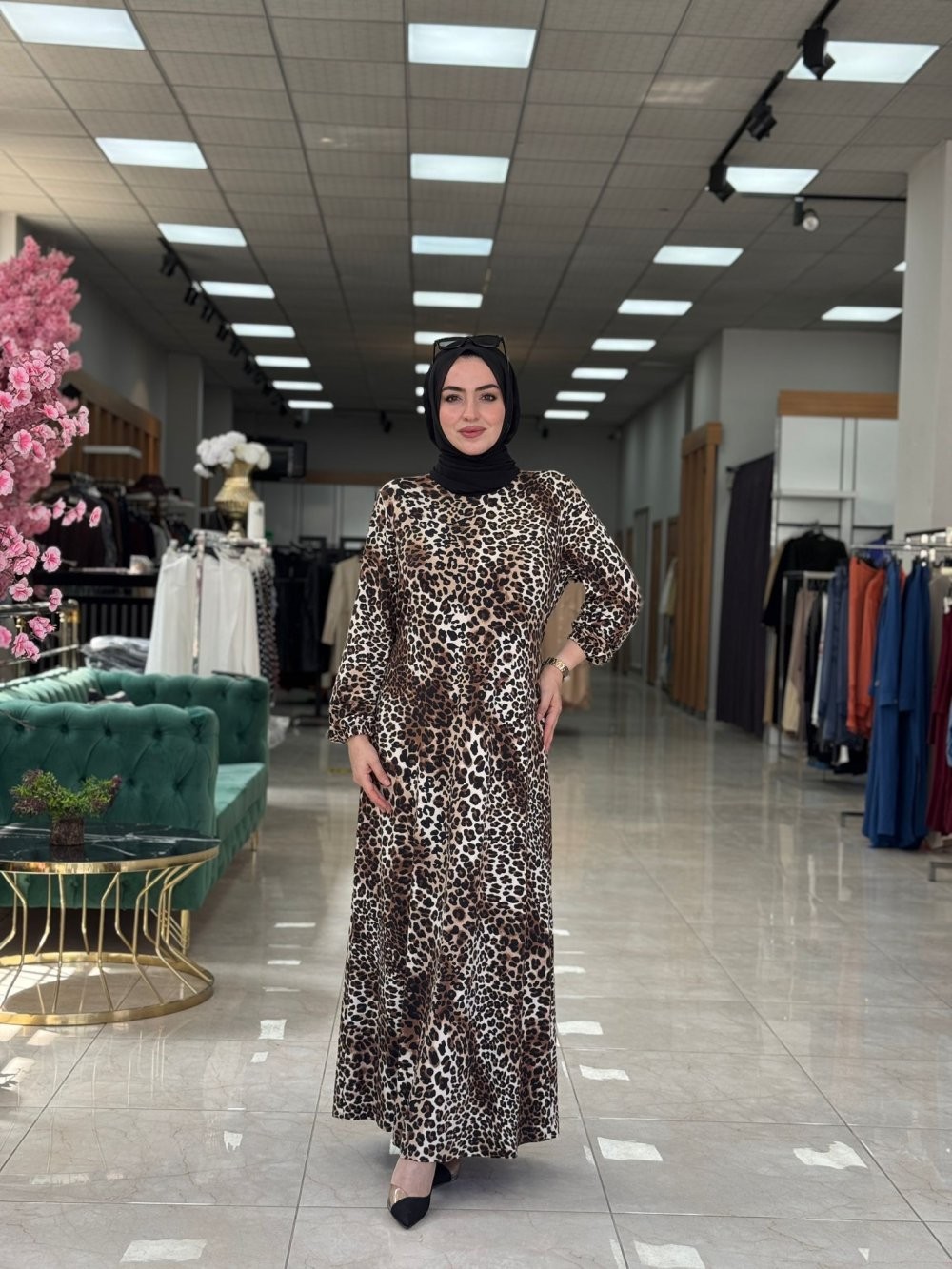 Sunay Elbise-Leopar