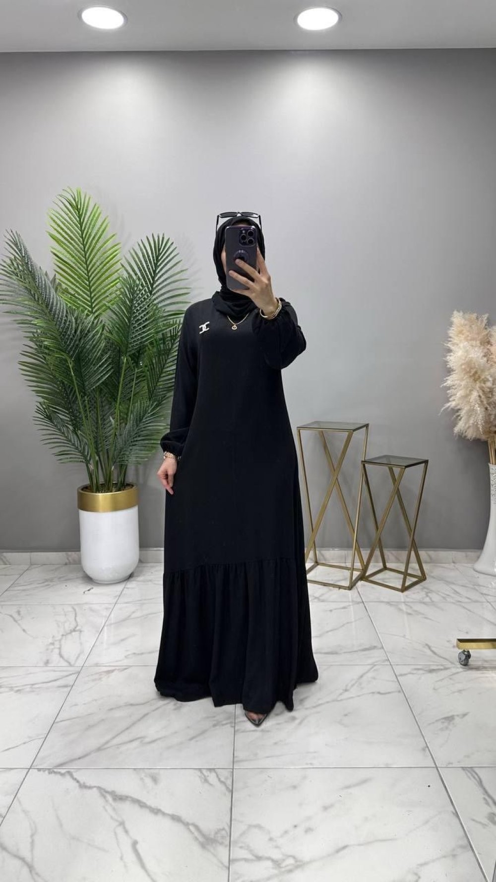 Nurgül Elbise Siyah