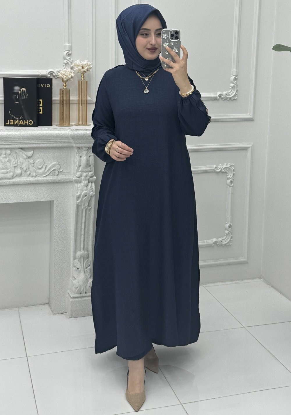 Asel Takım Lacivert