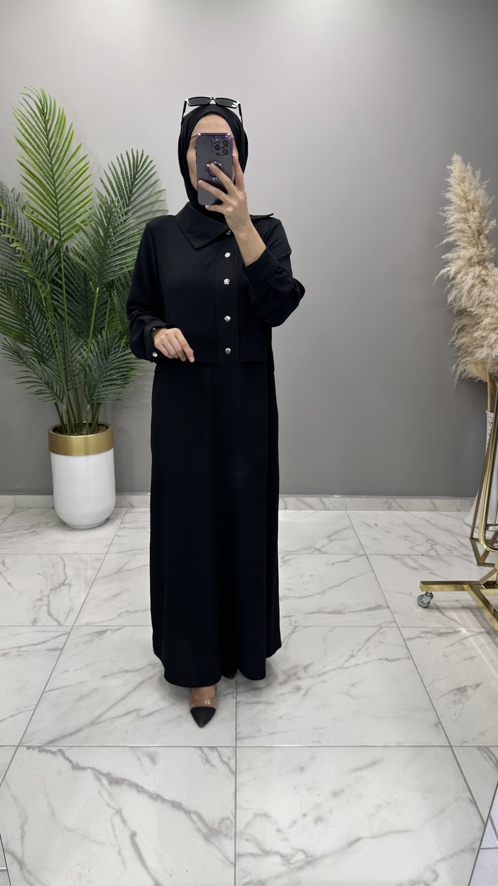 Arya Elbise Siyah 