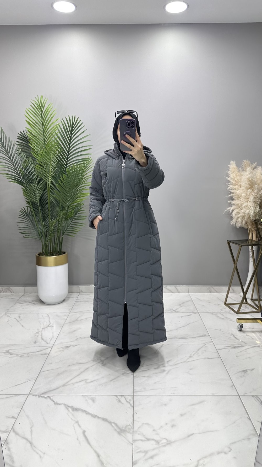 Orkide Parka Mont Füme
